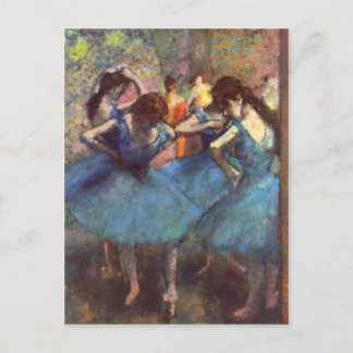 Carte Postale Danseurs en bleu