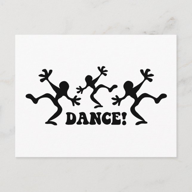 Carte Postale Danseurs fous (Devant)