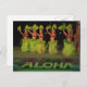 Carte Postale Danseurs Hula (Devant / Derrière)