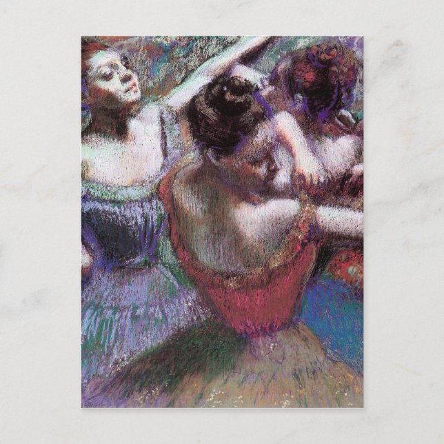 Carte Postale Danseurs par Degas (Devant)