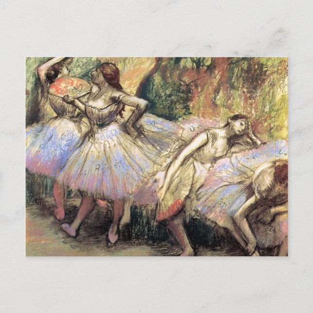 Carte Postale Danseurs par Degas (Devant)
