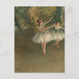 Carte Postale Danseurs sur une scène Edgar Degas