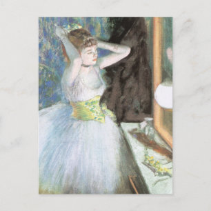 Carte Postale Danseuse dans sa loge d'Edgar Degas