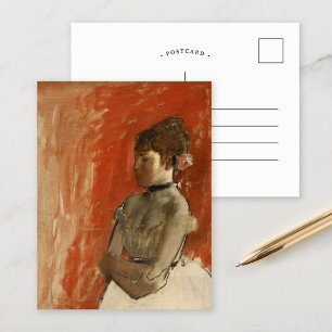 Carte Postale Danseuse de ballet aux bras croisés   Edgar Degas