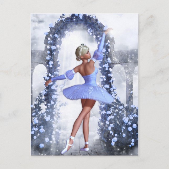 Carte Postale Danseuse de Ballet Céleste (Devant)