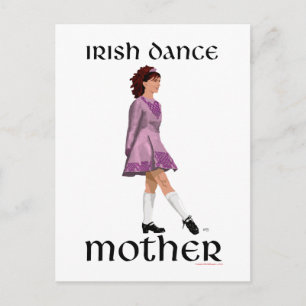 Carte Postale Danseuse Irlandaise - Mauve
