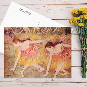Carte Postale Danseuses qui plient Edgar Degas