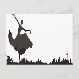 Carte Postale Dansez Avec La Skyline