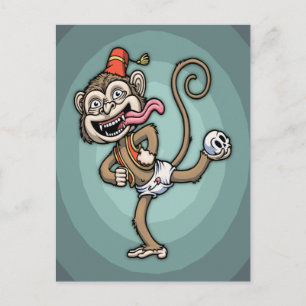 Carte Postale Dansez, singe !