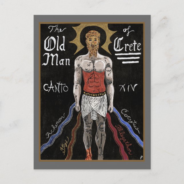 Carte postale Dante's Inferno, Canto XIV (Devant)