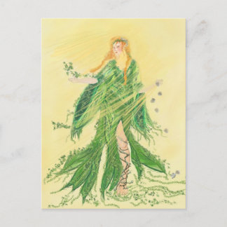 Carte Postale Danu - Déesse du Printemps