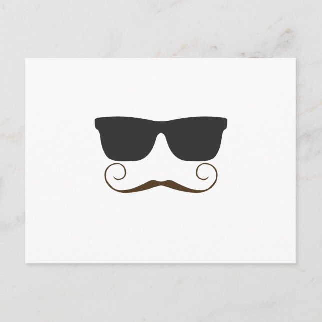 Carte Postale Dapper Mustache (Devant)