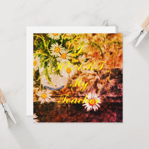 Carte postale d'appréciation "I Heart My Teacher"