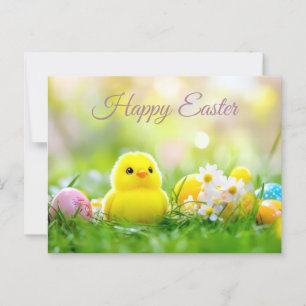 Carte postale d'Aquarell Oster avec oeufs de Pâque
