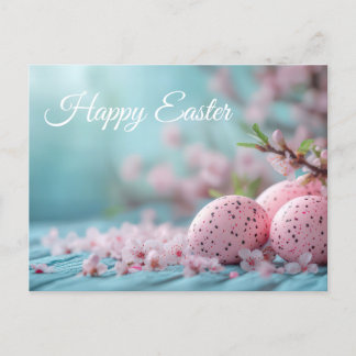 Carte postale d'Aquarell Oster avec oeufs de Pâque