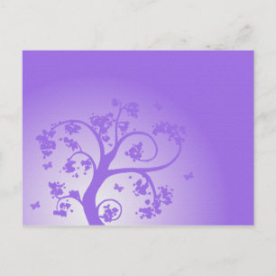 Carte postale d'arbre papillon