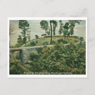 Carte Postale Darjeeling Vintage ferroviaire de l'Himalaya