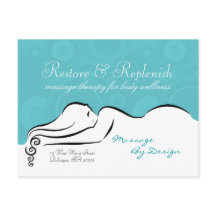 Carte postale Darla [bleu spa]