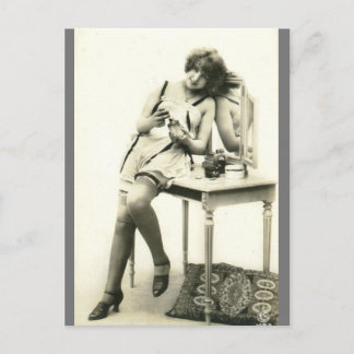 Carte Postale Darling French Risqué photo Vintage