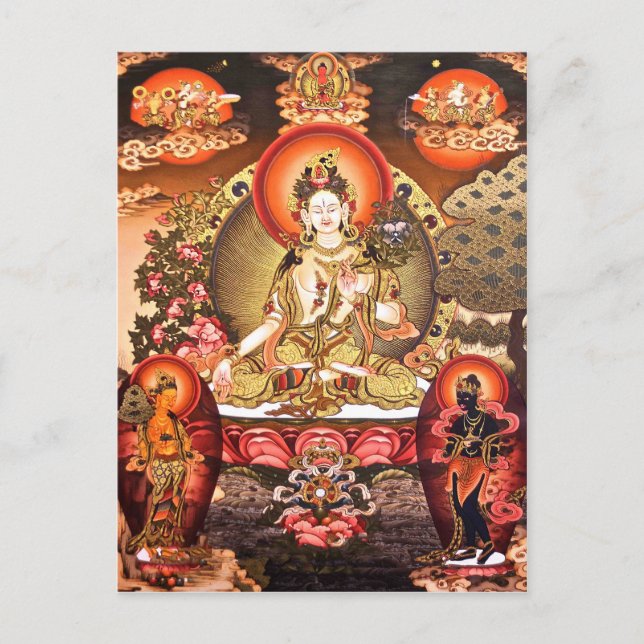 Carte postale d'art bouddhiste tibétain (Devant)