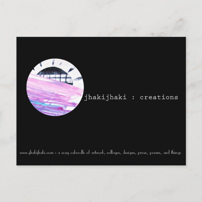 Carte postale d'art, coucher de soleil n'importe o (Devant)