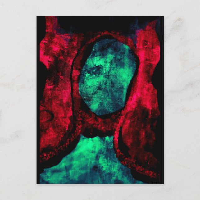 Carte postale d'art de JTG "de Madonna rouge" (Devant)