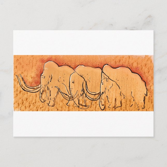 Carte postale d'art de la grotte Mammoth (Devant)