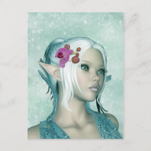Carte postale d'art d'Elf d'imaginaire - princesse