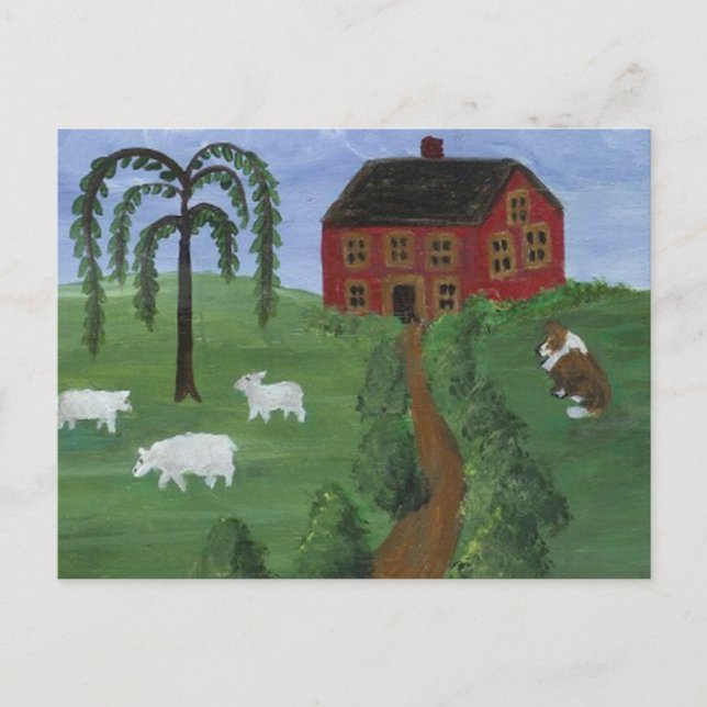 Carte postale d'art populaire (Devant)