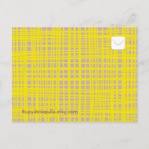 Carte postale d'art sur toile