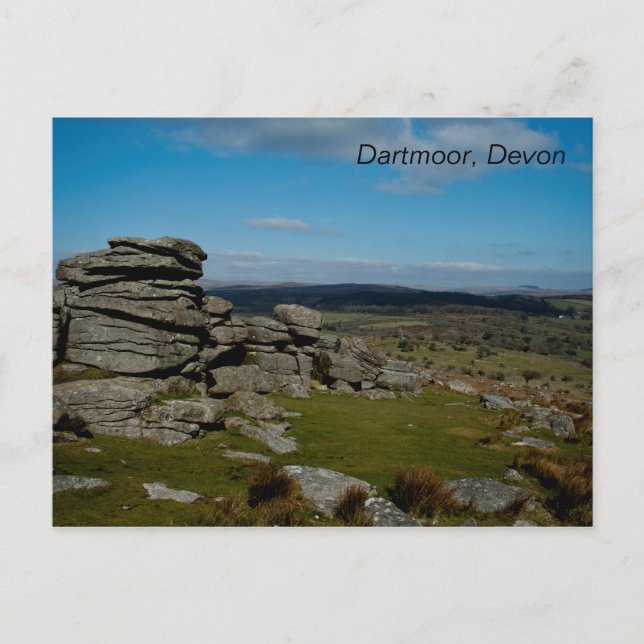 Carte Postale Dartmoor, Devon (Devant)