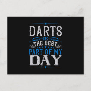 Carte Postale Darts - Darts Est La Meilleure Partie De Ma Journé