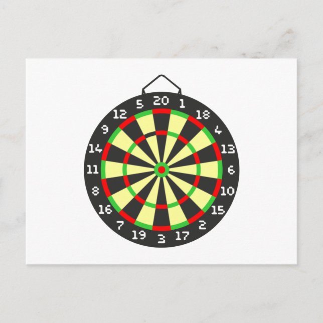 Carte Postale Dartscheibe (Devant)