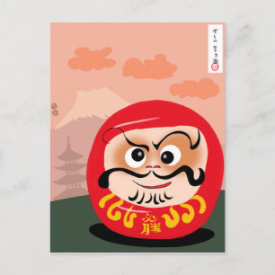 Carte Postale Daruma