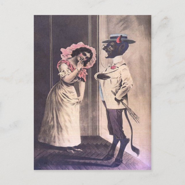 Carte Postale Date de collecte Krampus (Devant)