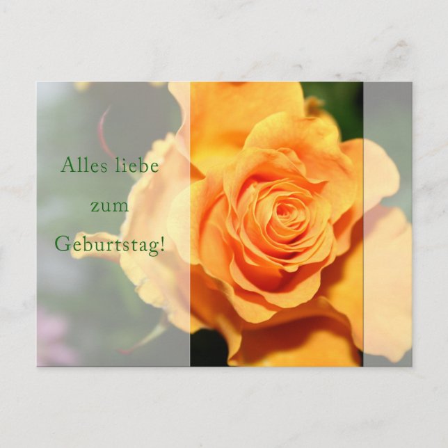 Carte Postale Date de naissance (Devant)