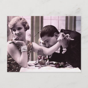 Carte Postale Date du dîner