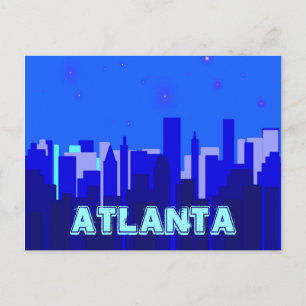Carte postale d'Atlanta