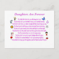 Daughters Are Forever Post Card