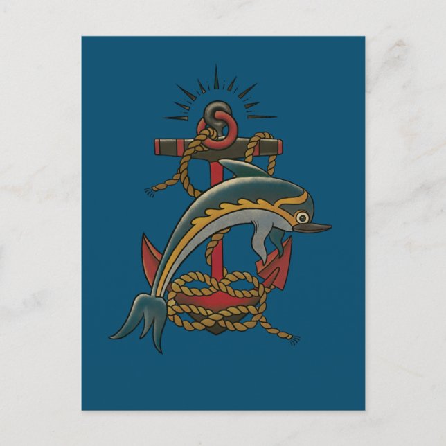Carte Postale dauphin (Devant)