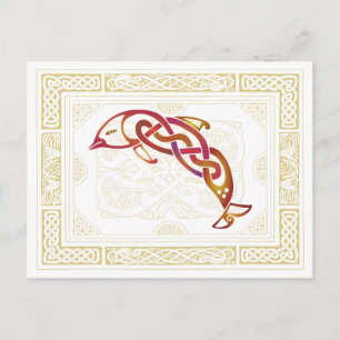 Carte Postale Dauphin celtique