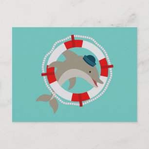 Carte Postale Dauphin dolphin