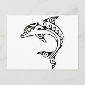 Carte Postale Dauphin maori