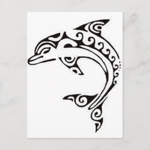 Carte Postale Dauphin maori