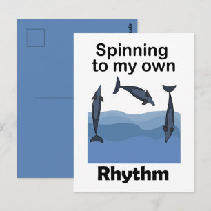 Carte Postale Dauphin Spinner Tournant Sur Mon Propre Rythme Cit