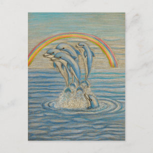Carte Postale Dauphins