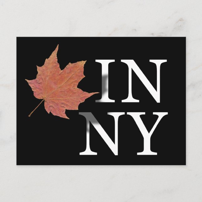 Carte postale d'automne à New York (Devant)