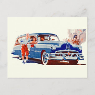 Carte postale d'automobile classique