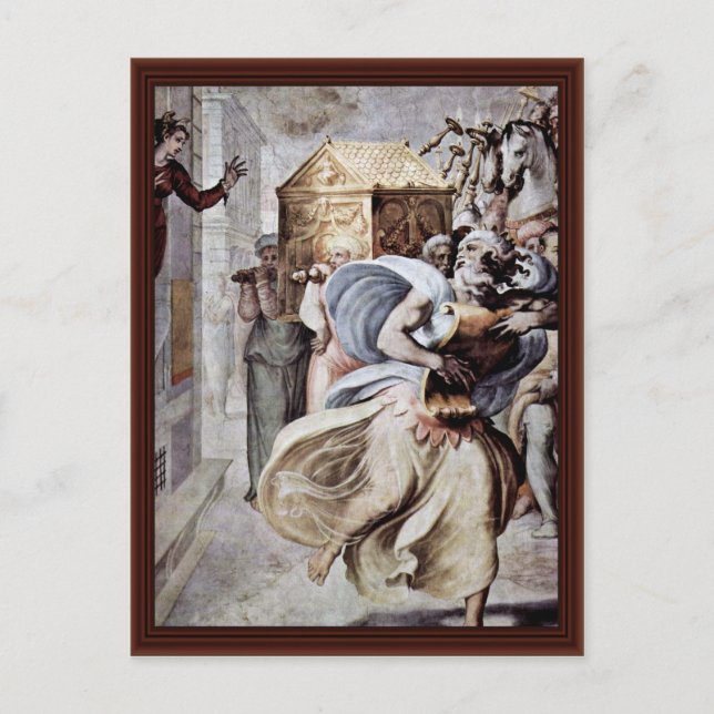 Carte Postale David Dansant Avant Le Saint Arche (Arche) (Devant)