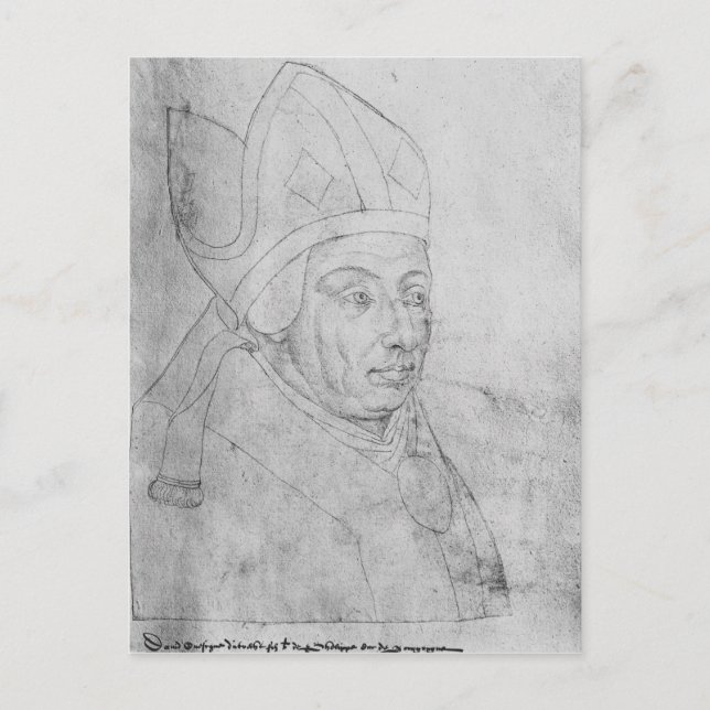 Carte Postale David, évêque d'Utrecht (Devant)